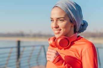 woman running