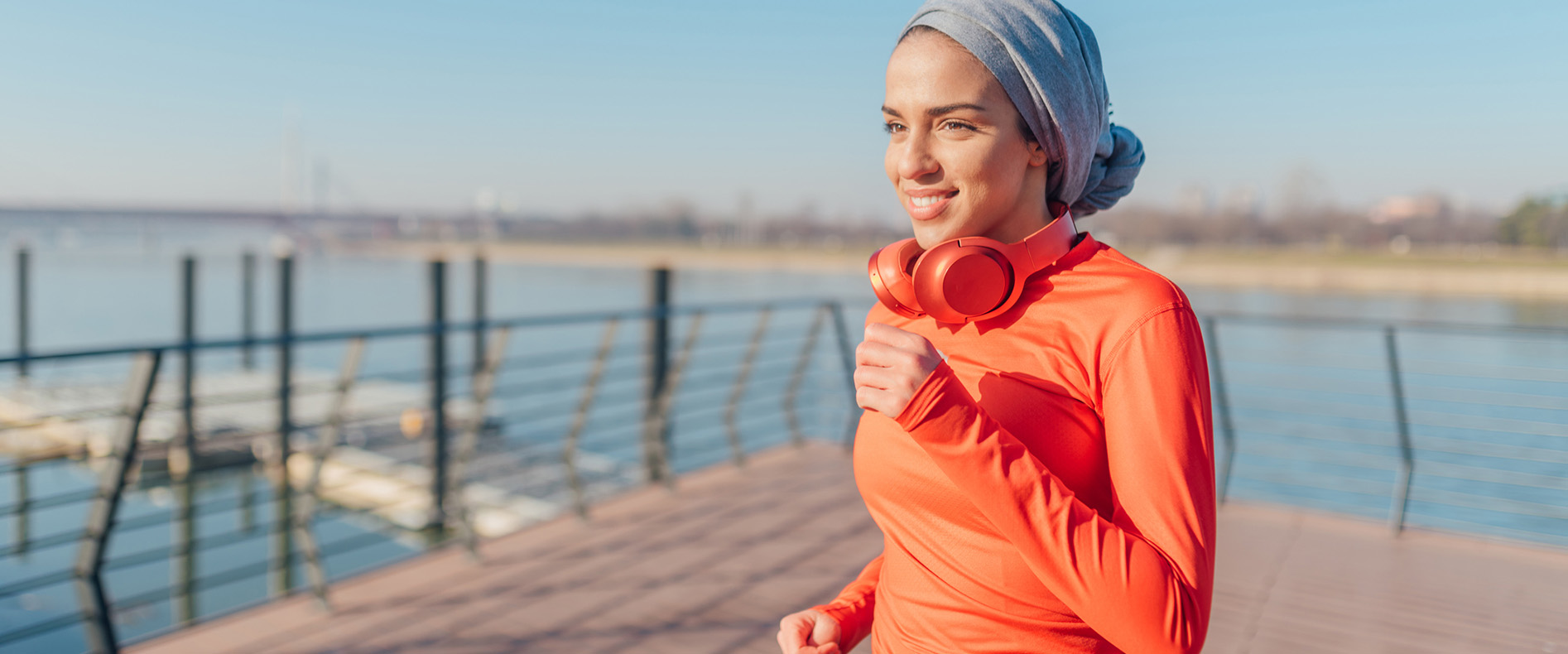 woman running