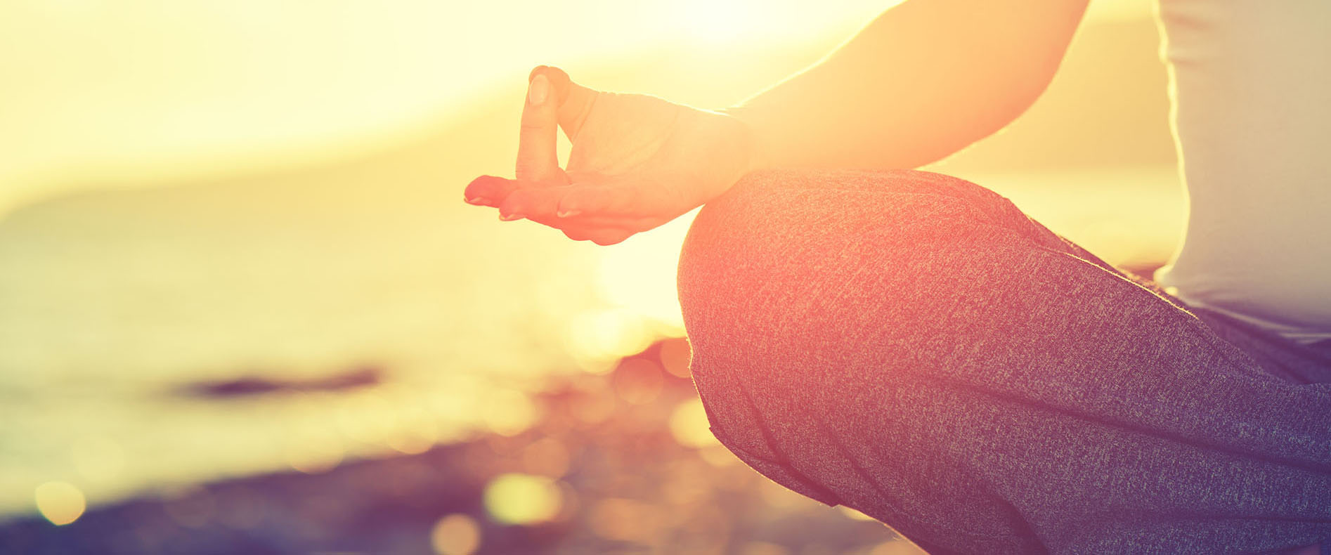 person meditating